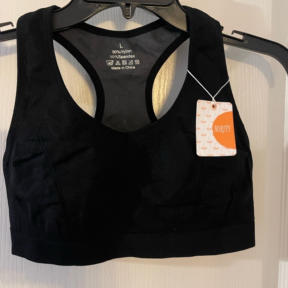 Black Sports Bra for‎ Women